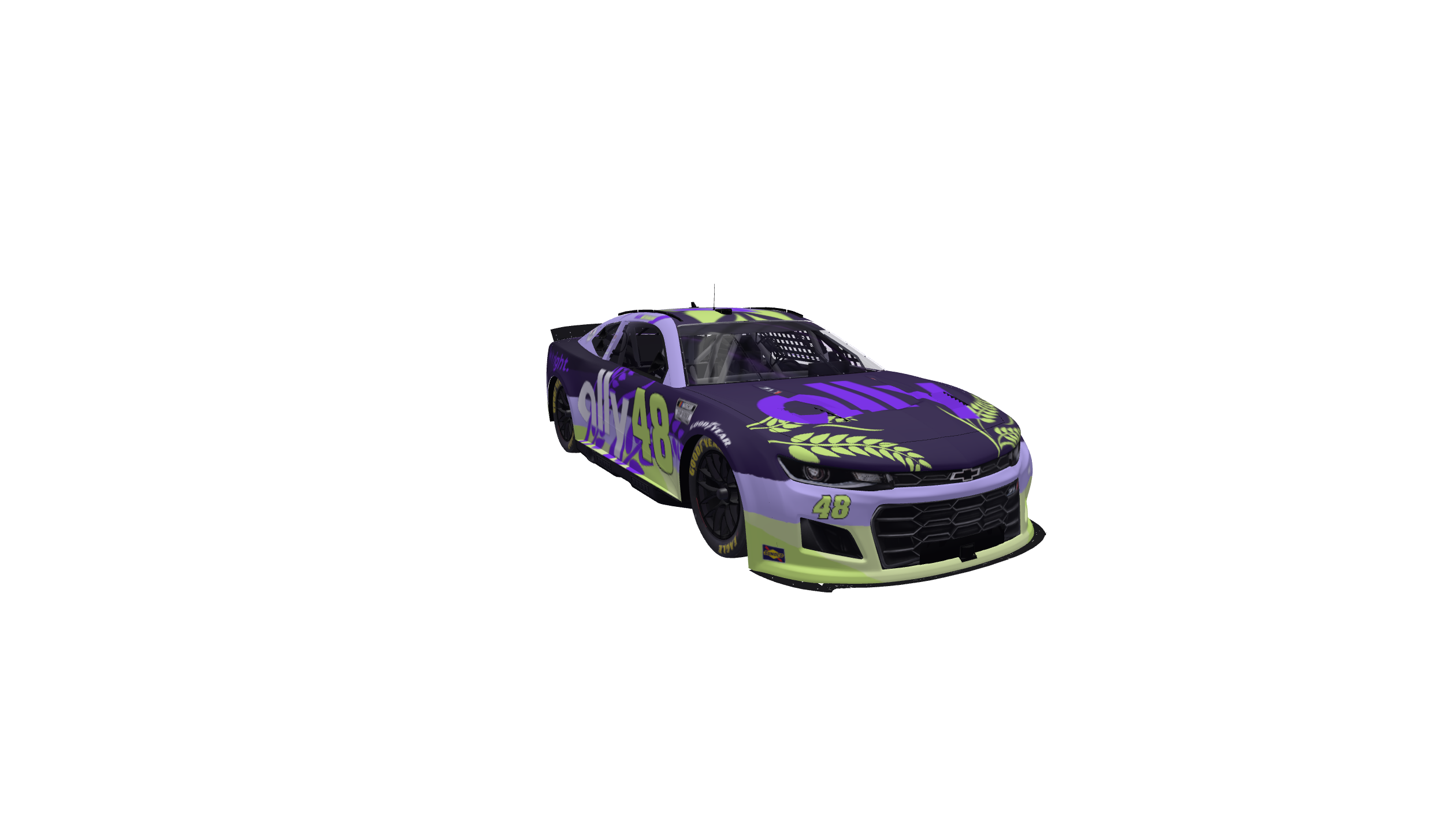 Turbo Florescent Tire-Melter car design
