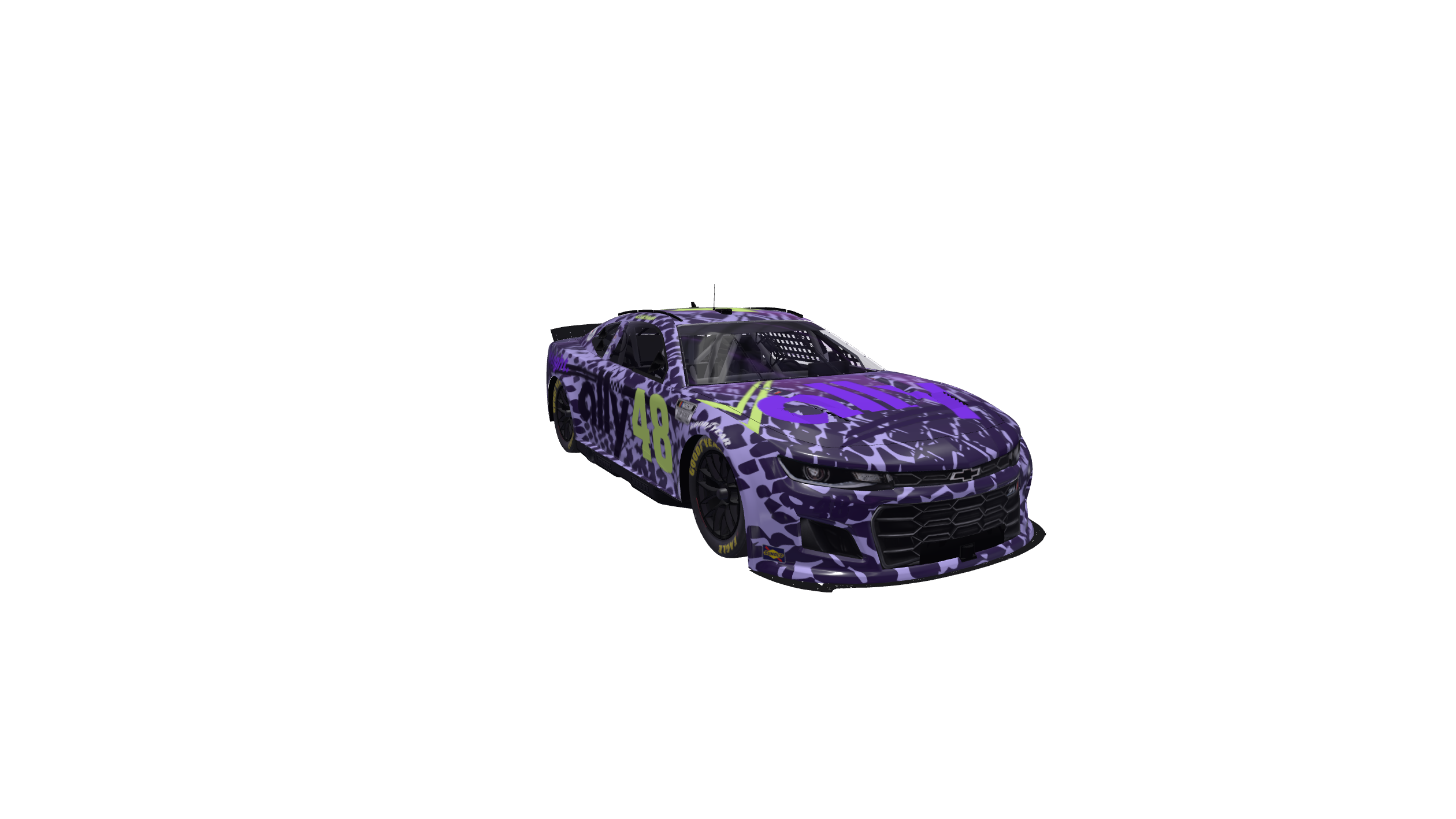 Sandy Camouflaged Blue wave car design