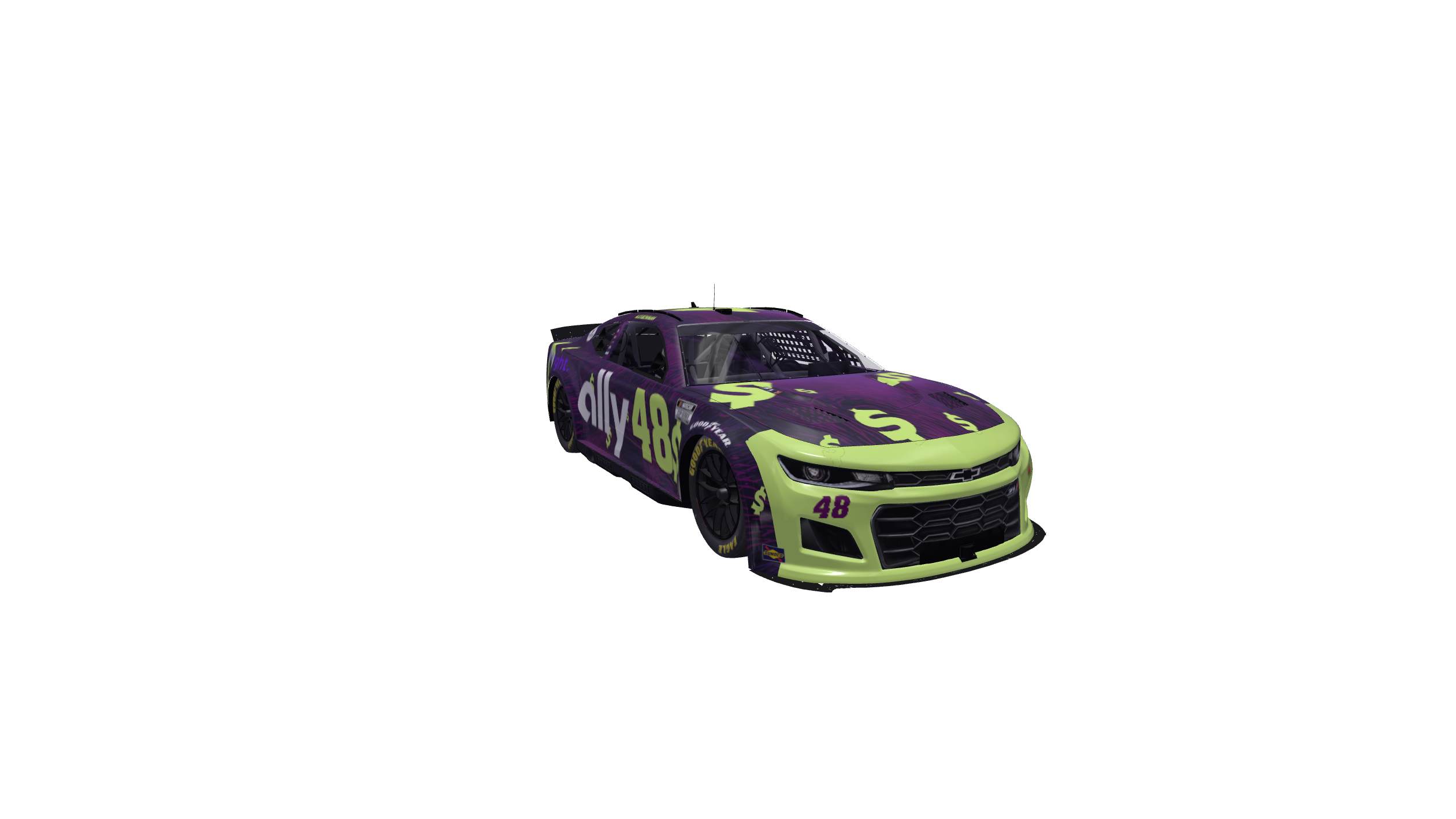Vicious Vibrant Tire-Melter car design