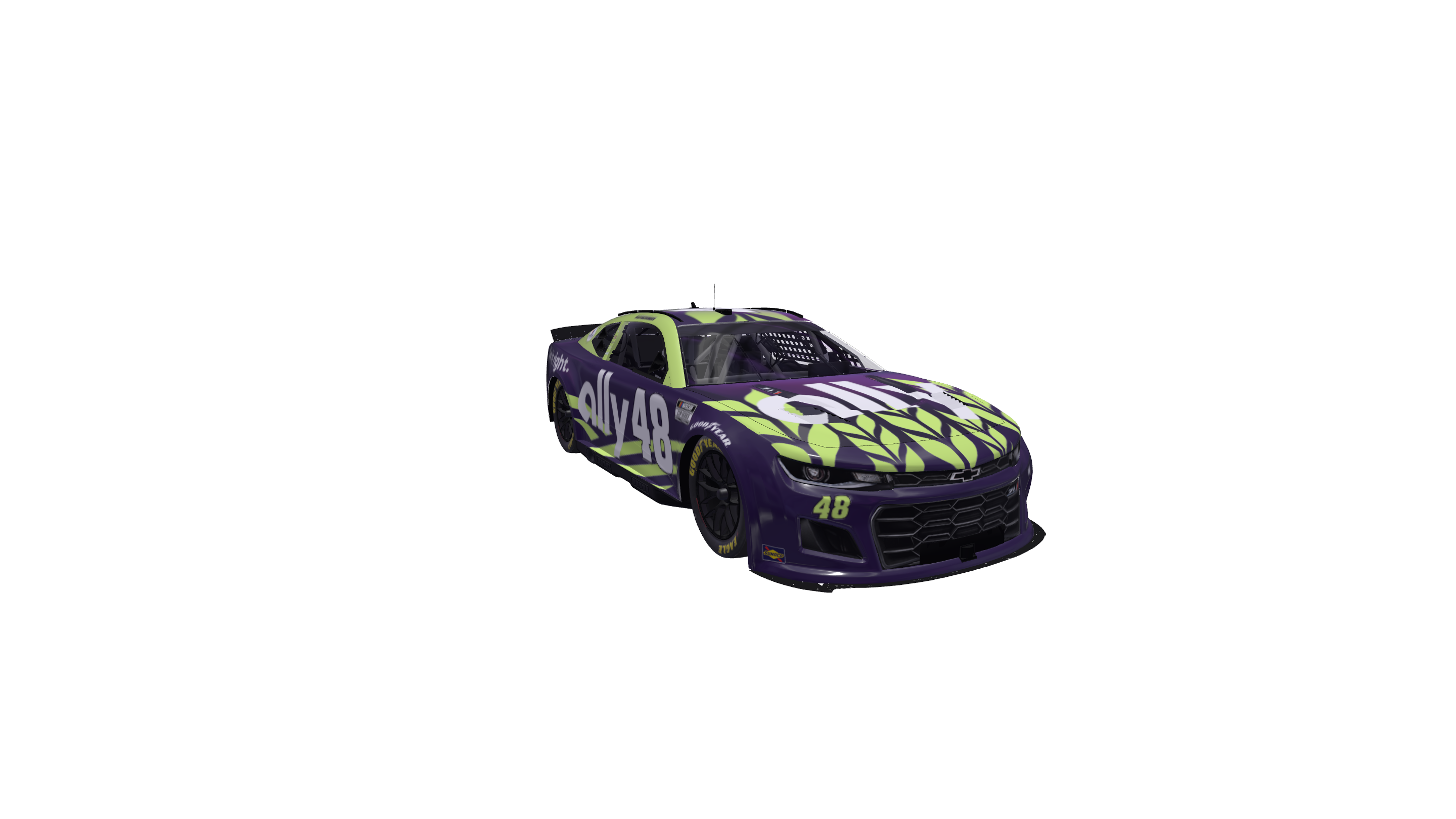 Outlandish Vibrant Parrot car design