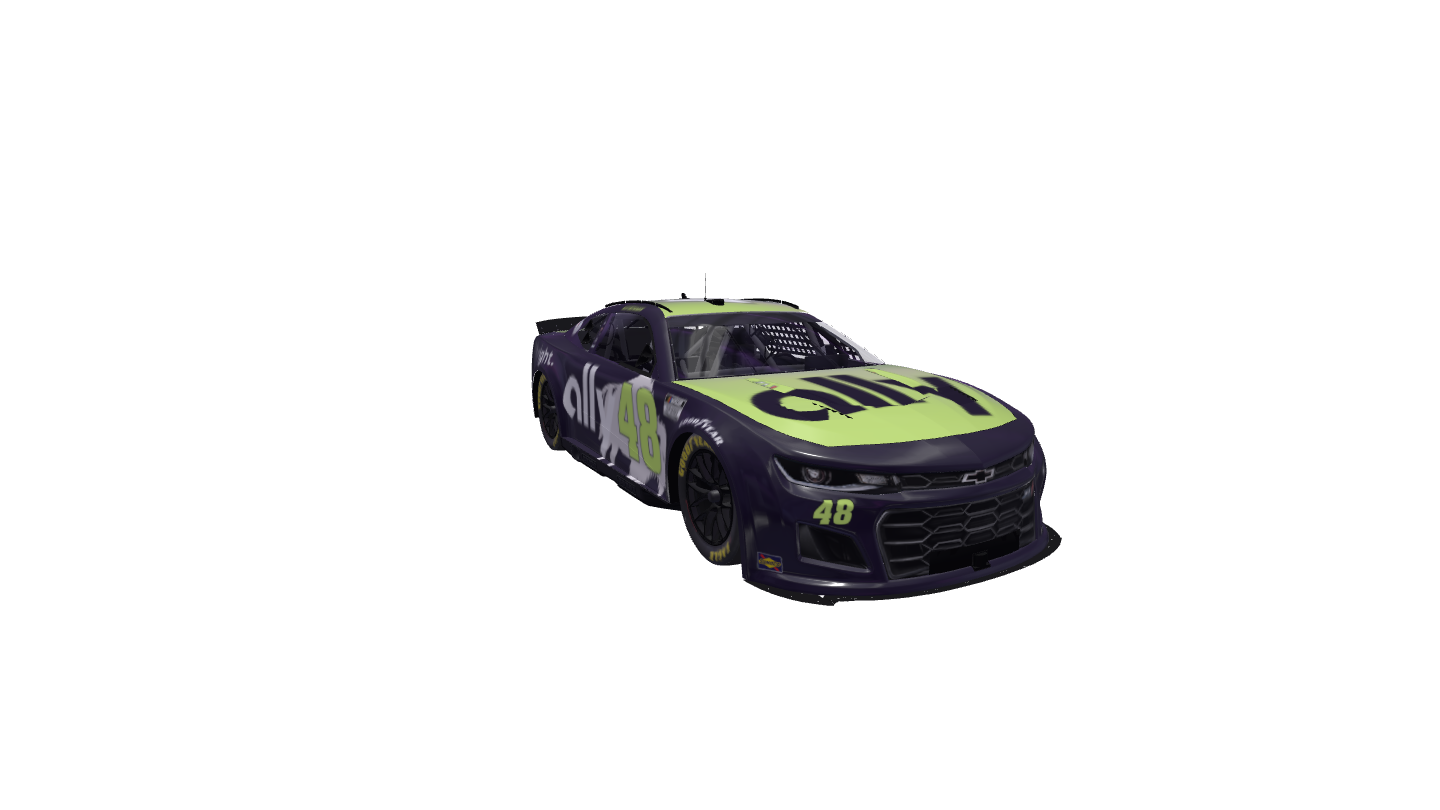 Plum Florescent Cowboy car design