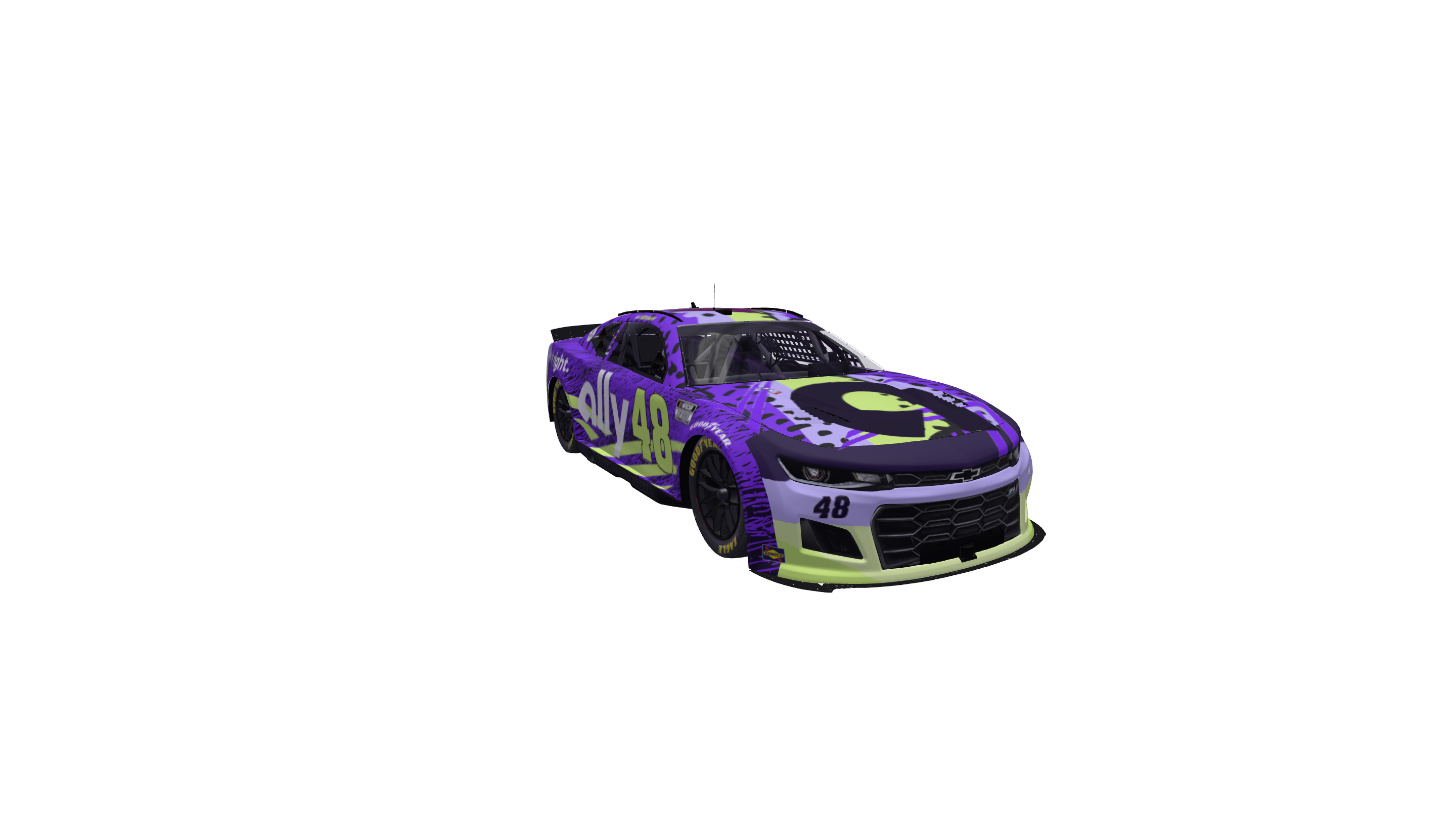 Highlighter Decadent Speed Racer car design