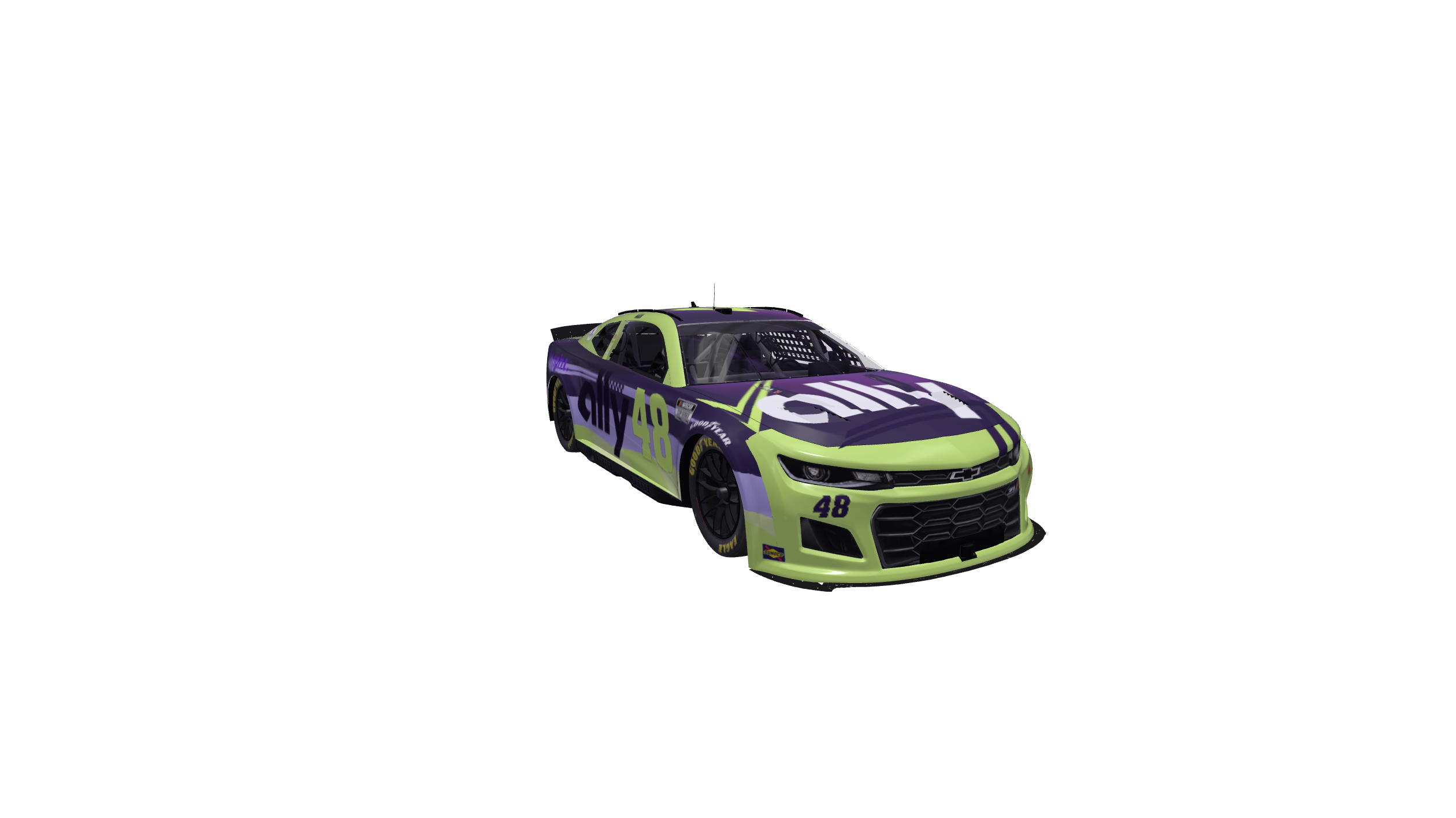 Hypersonic Florescent Dragon car design