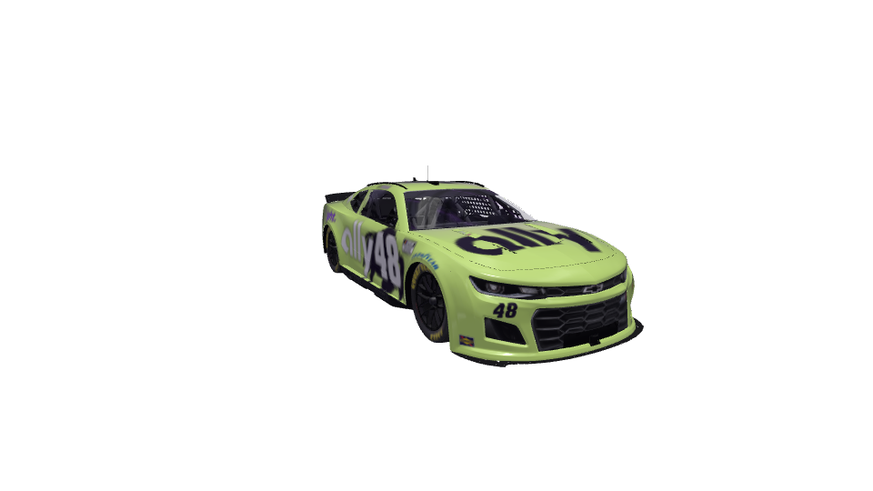 Highlighter Tropical Lightning car design