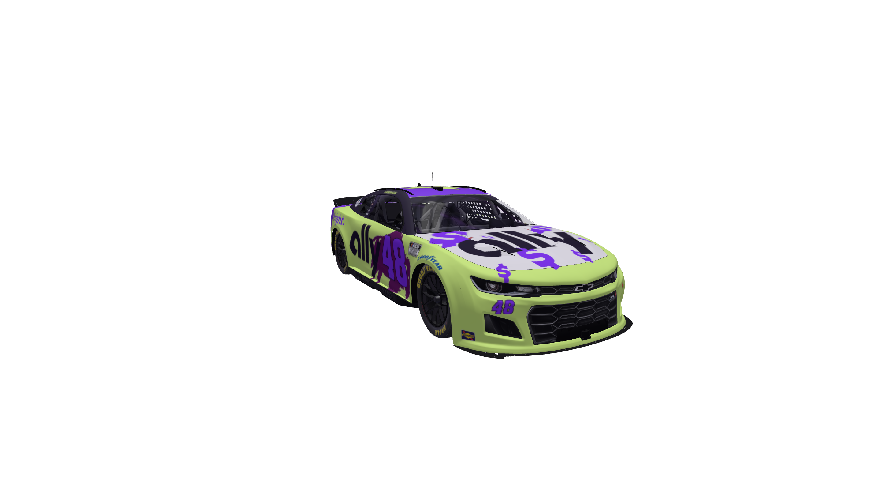 Supersonic Florescent Speedball car design