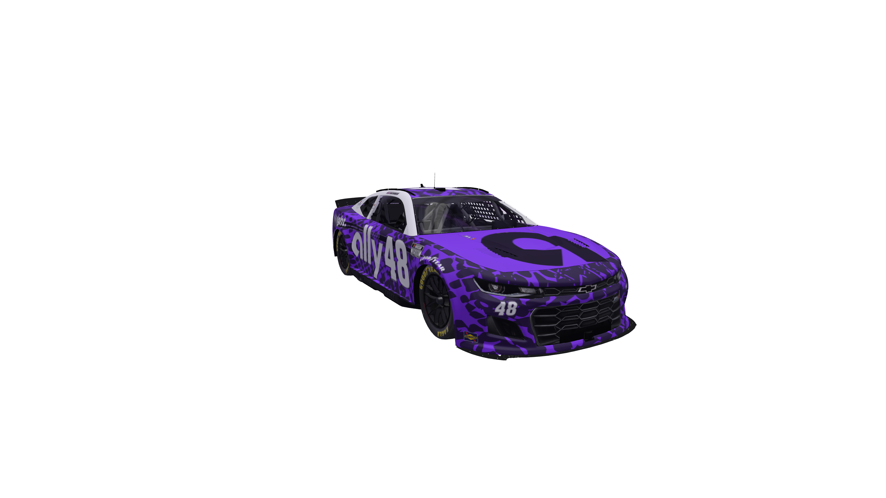 Plum Camouflaged Nights car design
