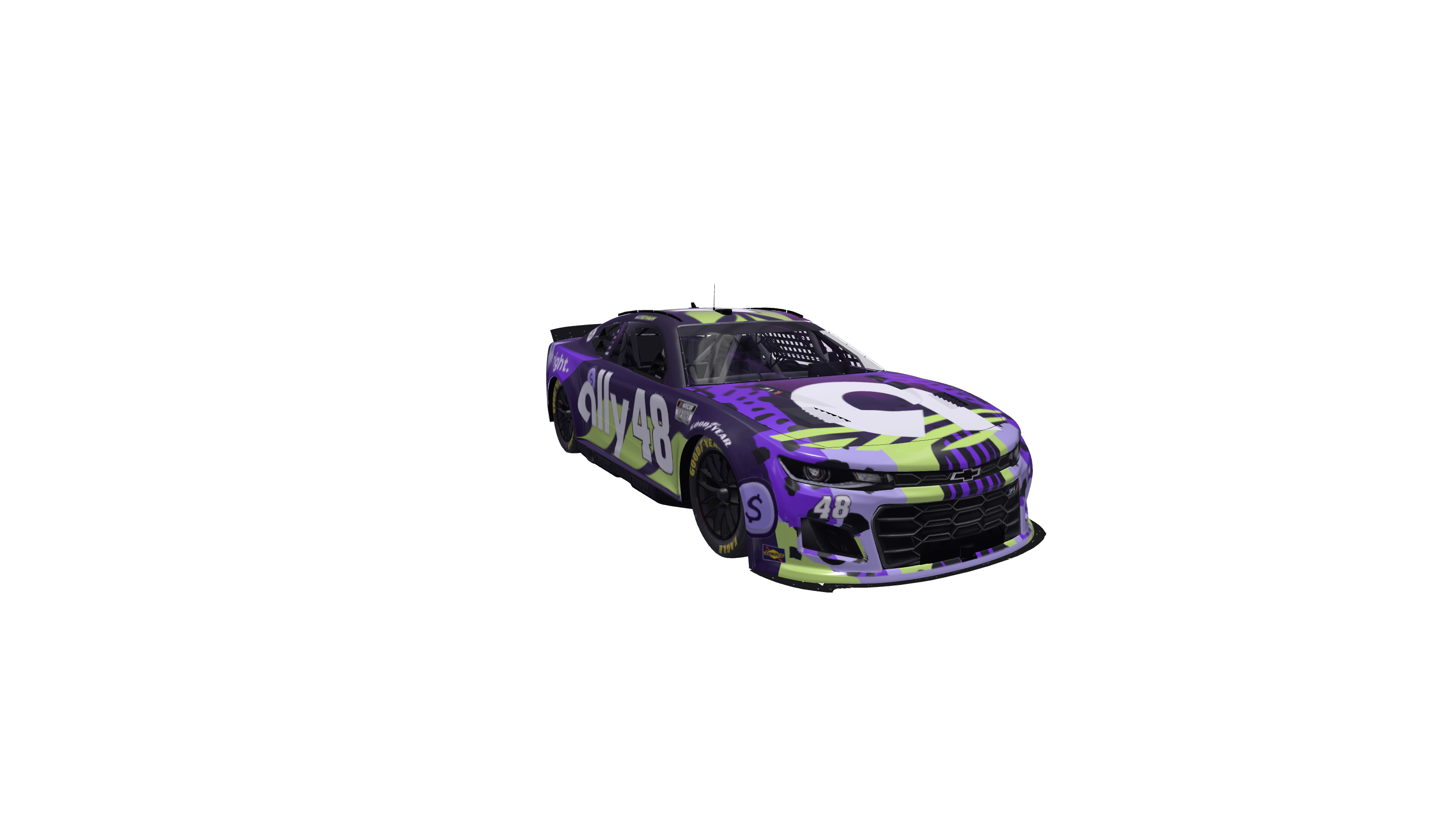 Highlighter Gravity Defying Burnout-erator car design