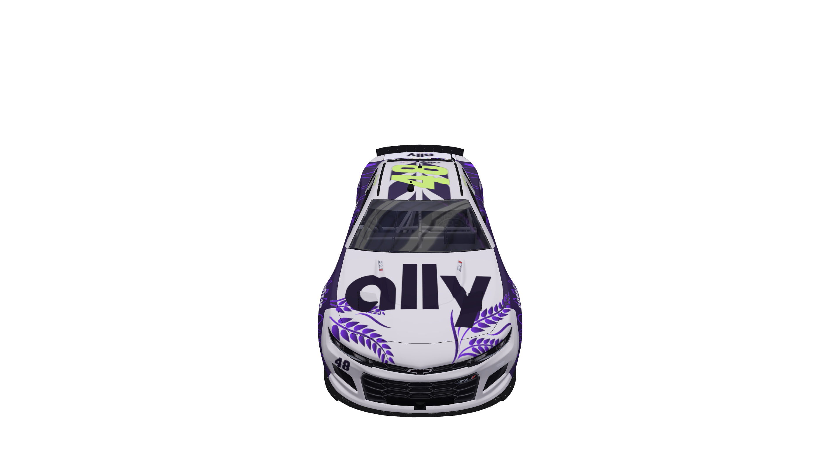 Plum Camouflaged Lizard car design
