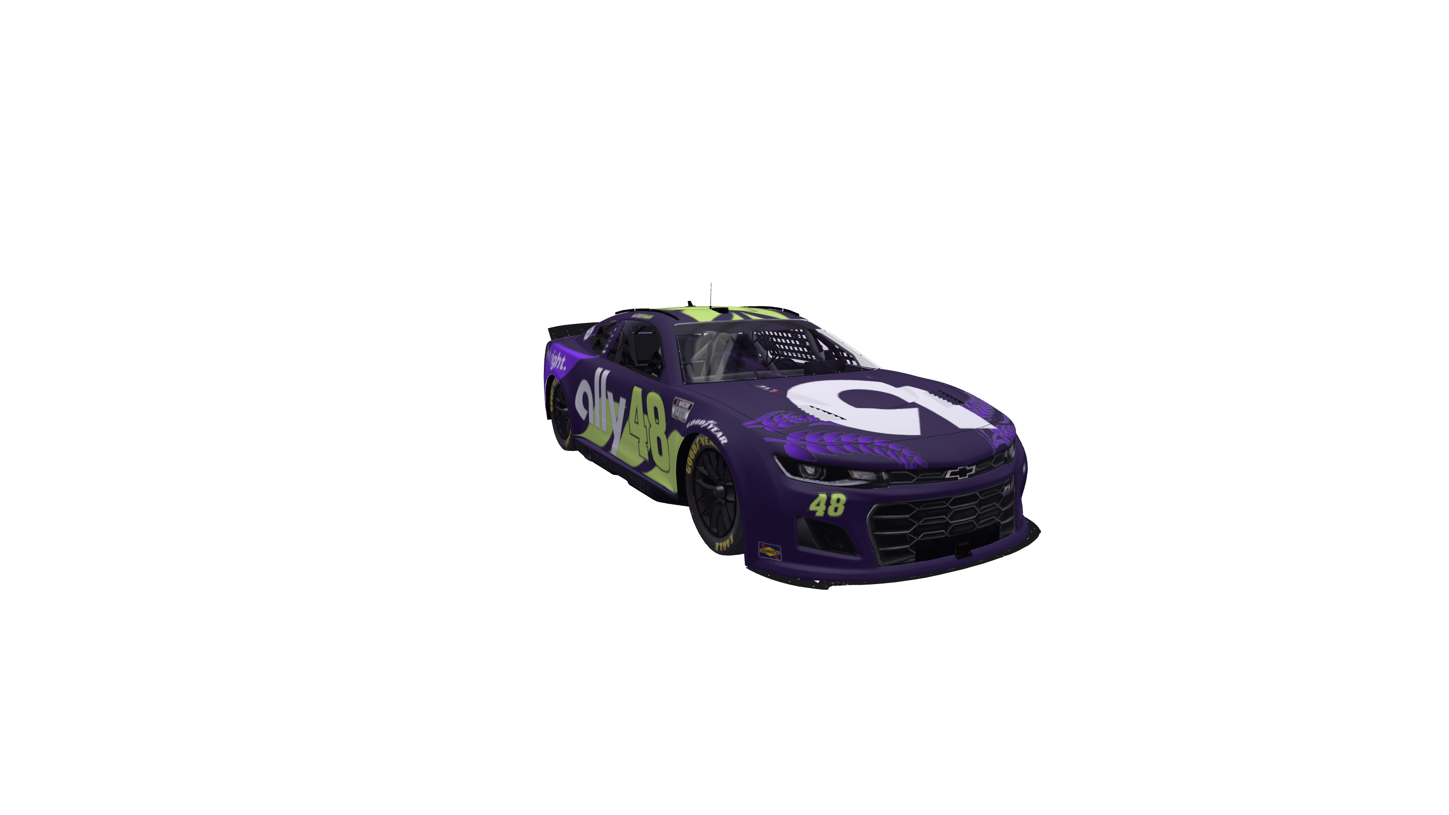 Highlighter Everglade-Cruising Freedom Eagle car design