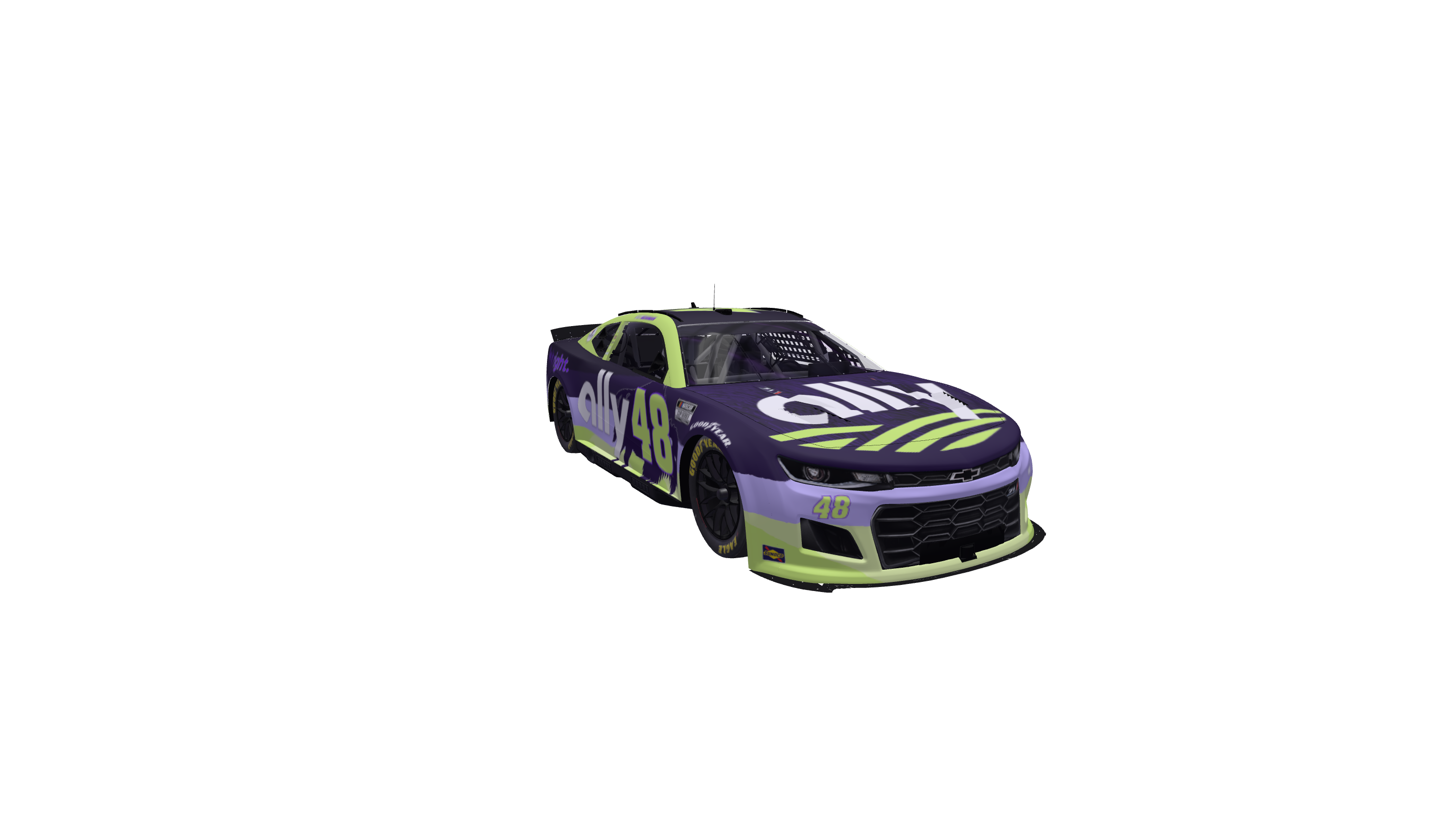 Reckless Florescent Freedom Eagle car design