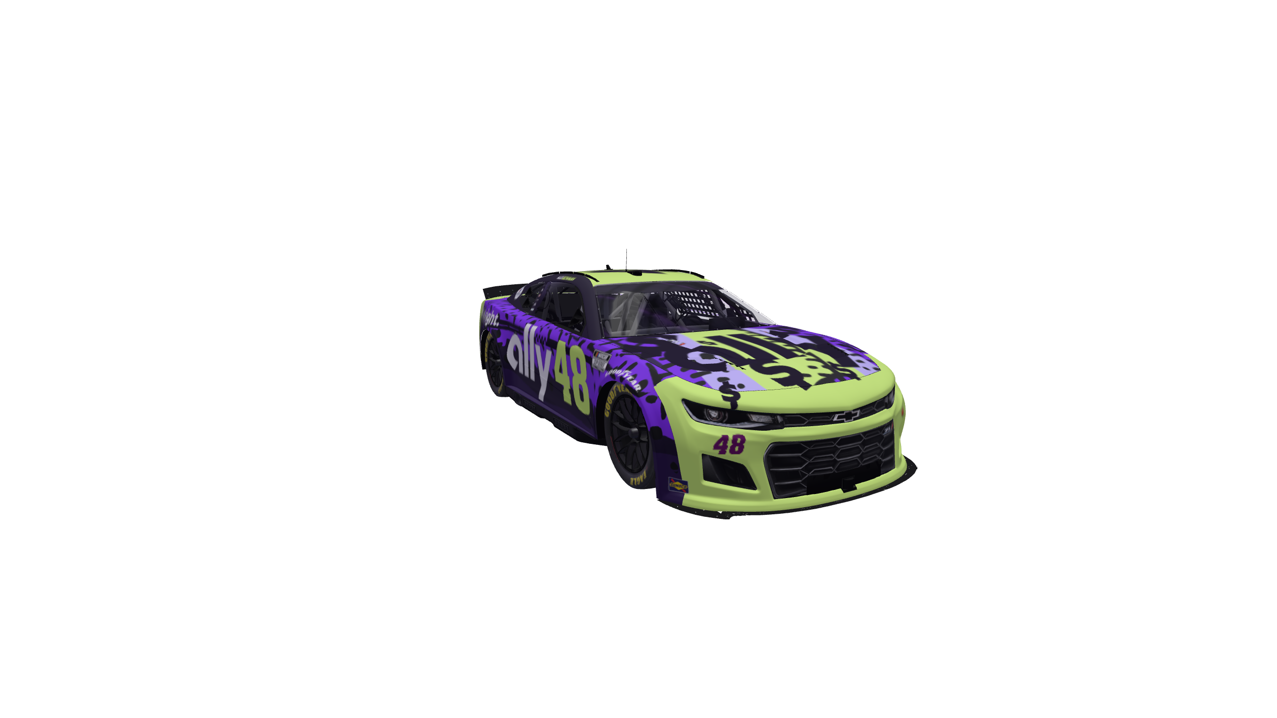 Sun-drenched American Freedom Eagle car design