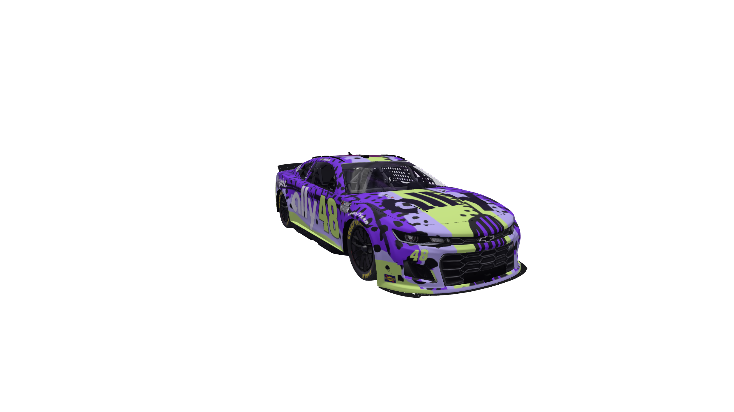 Rumbling Florescent Tsunami car design