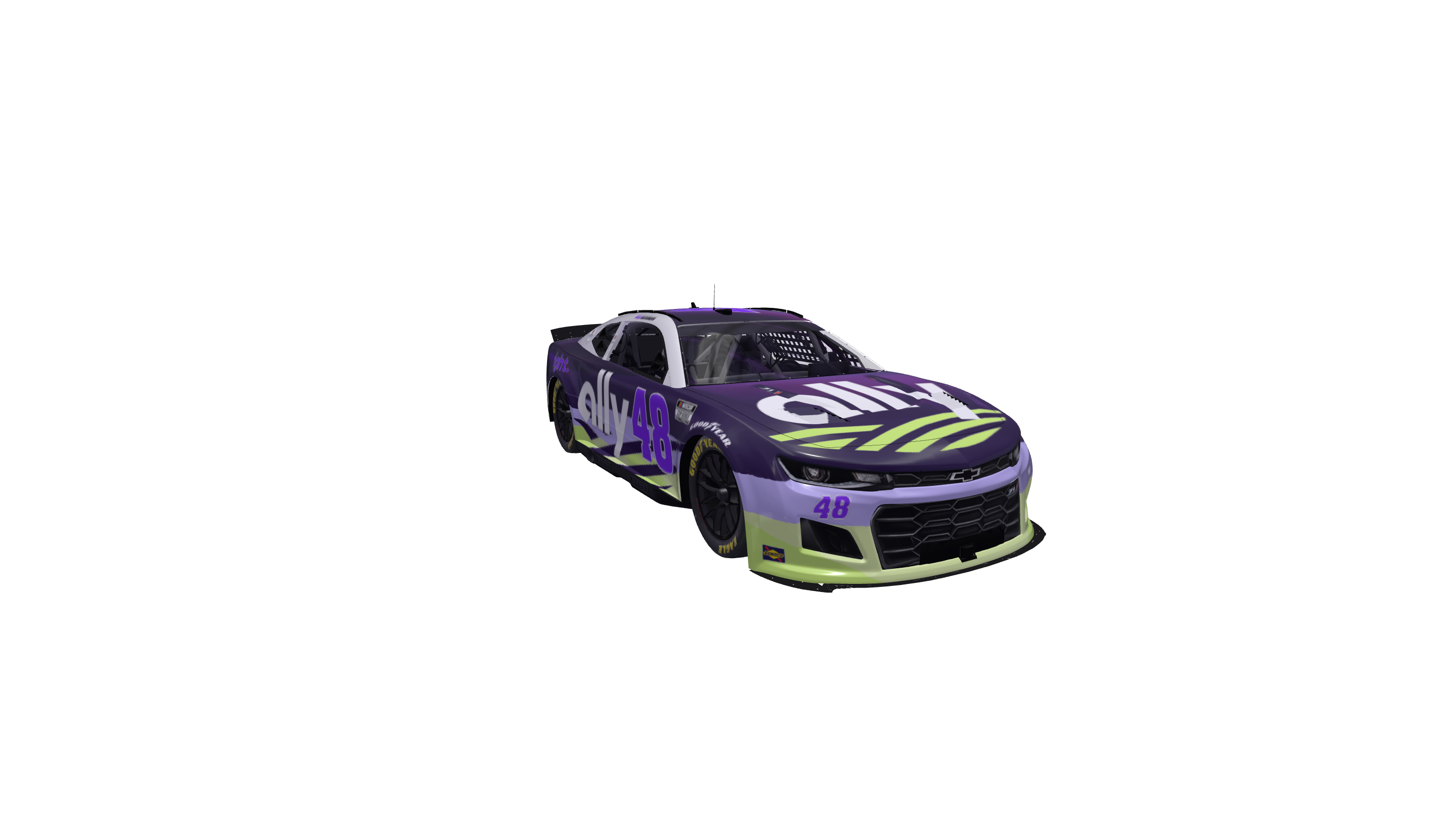 Relentless Florescent Tornado car design