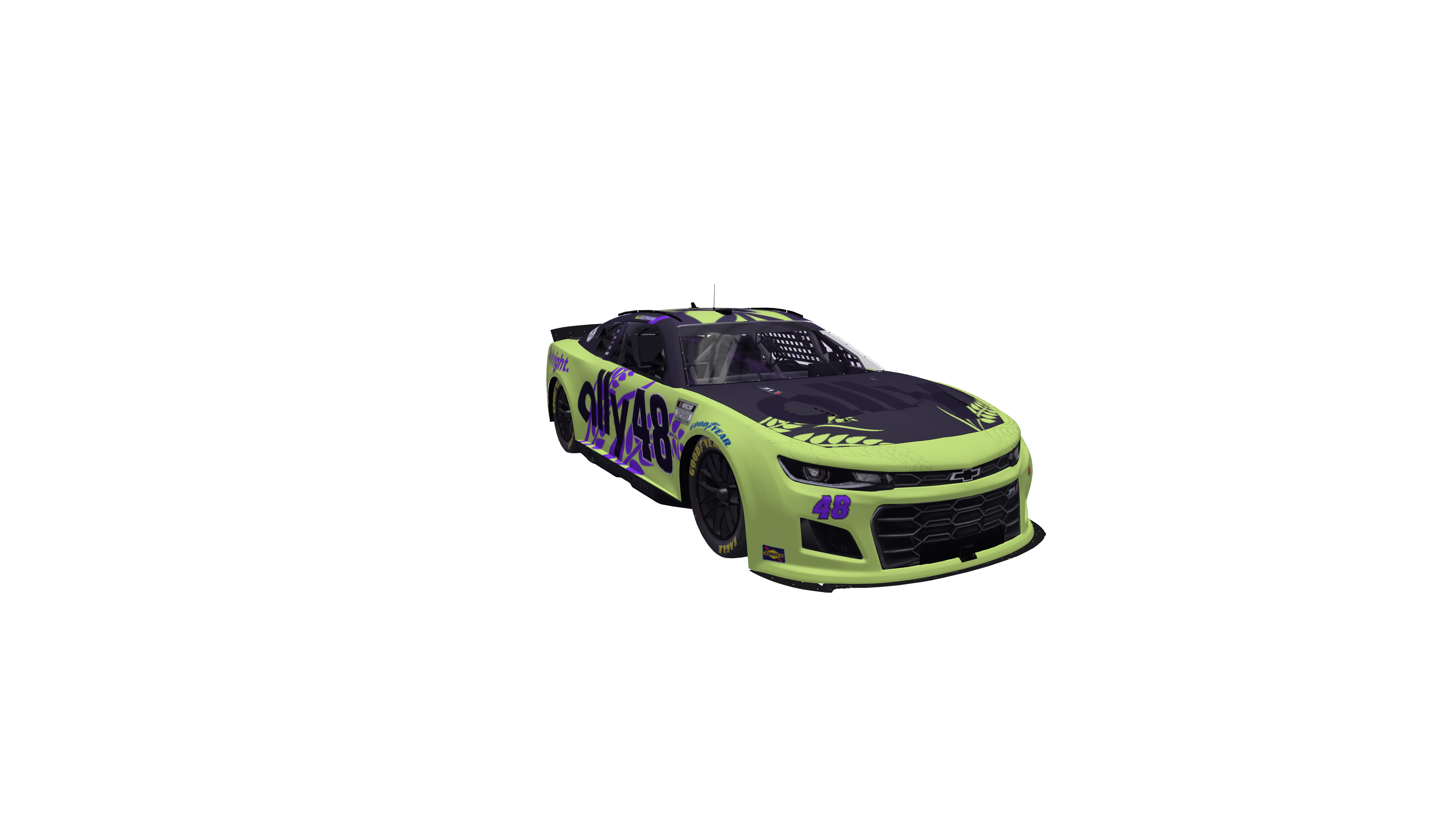 Soaring Florescent Sea Turtle car design