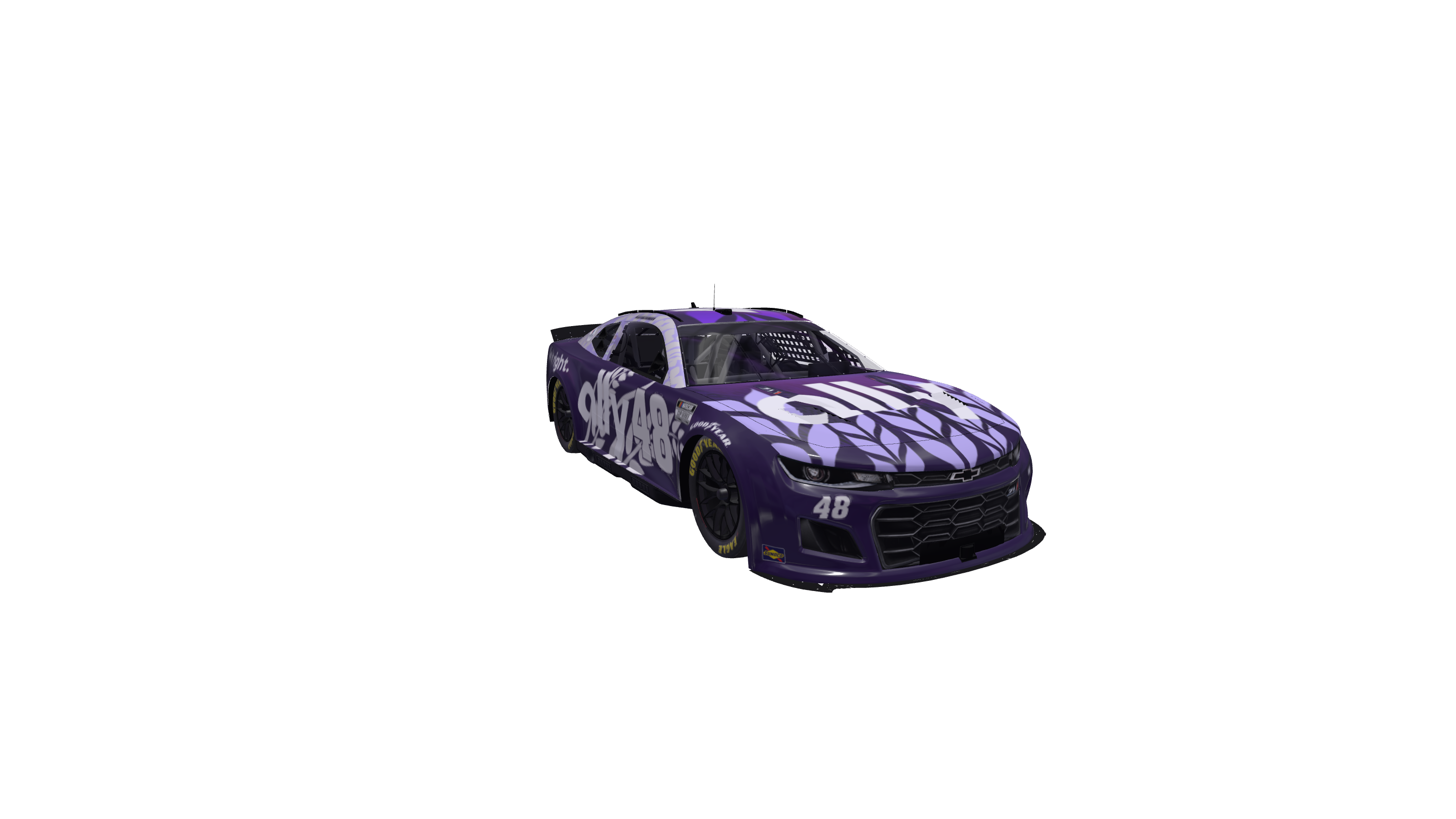 Soaring Florescent Spitfire car design