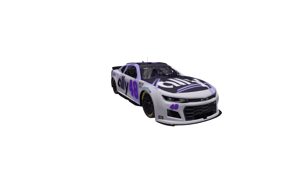 Seafoam Fighting Lightning car design