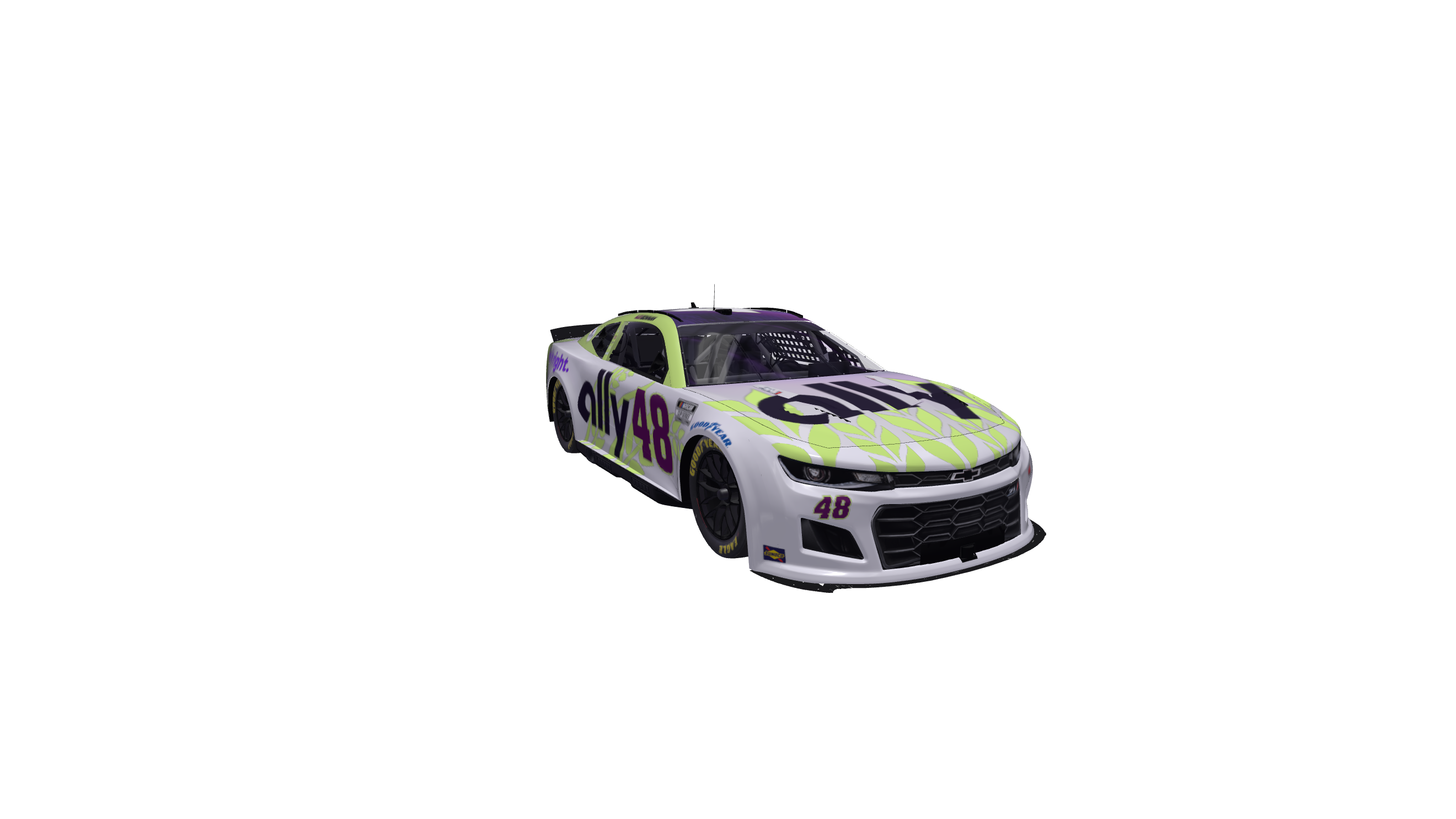 Rumbling Florescent Lightning car design