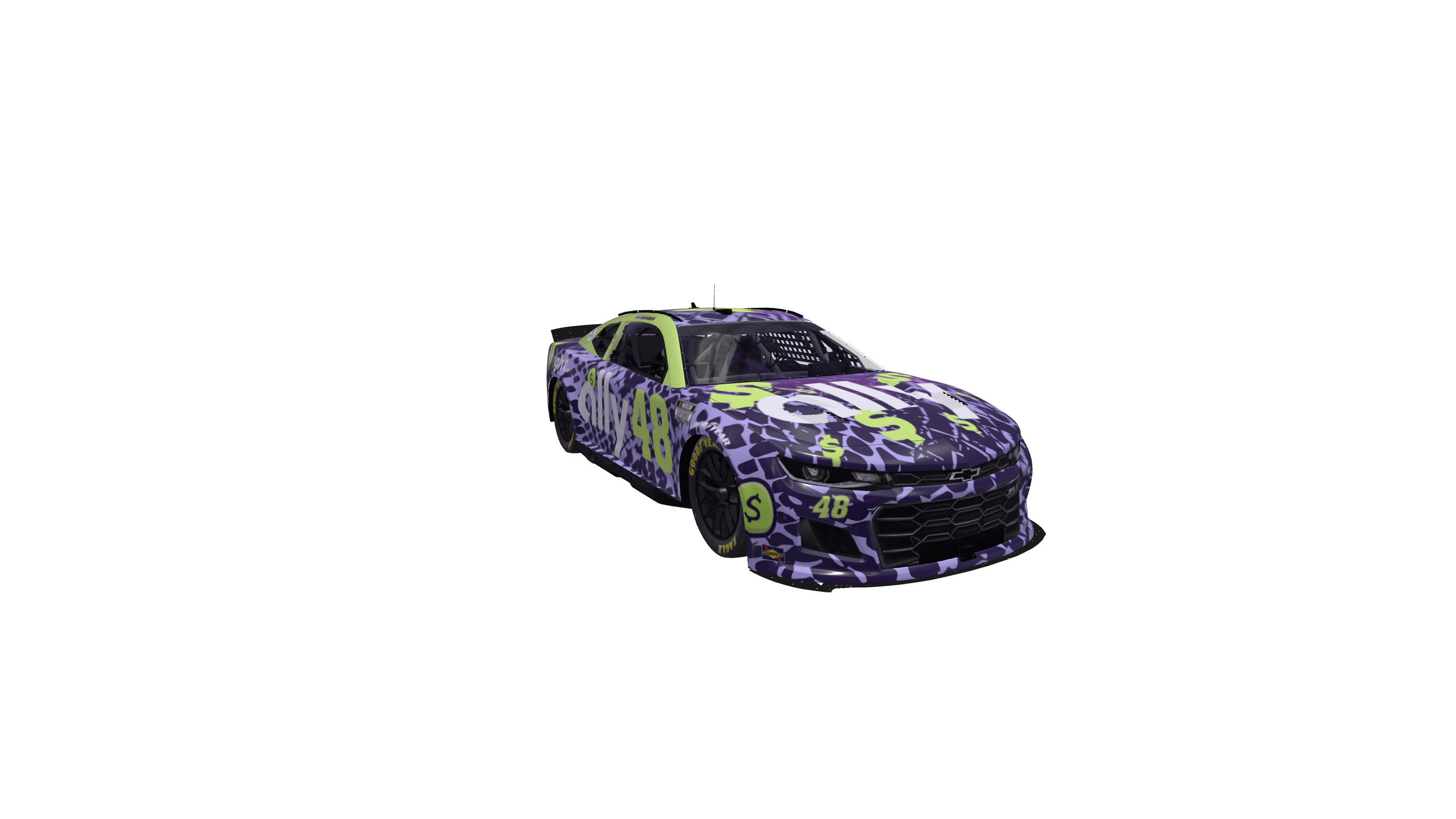 Sandy Florescent Face-Melter car design