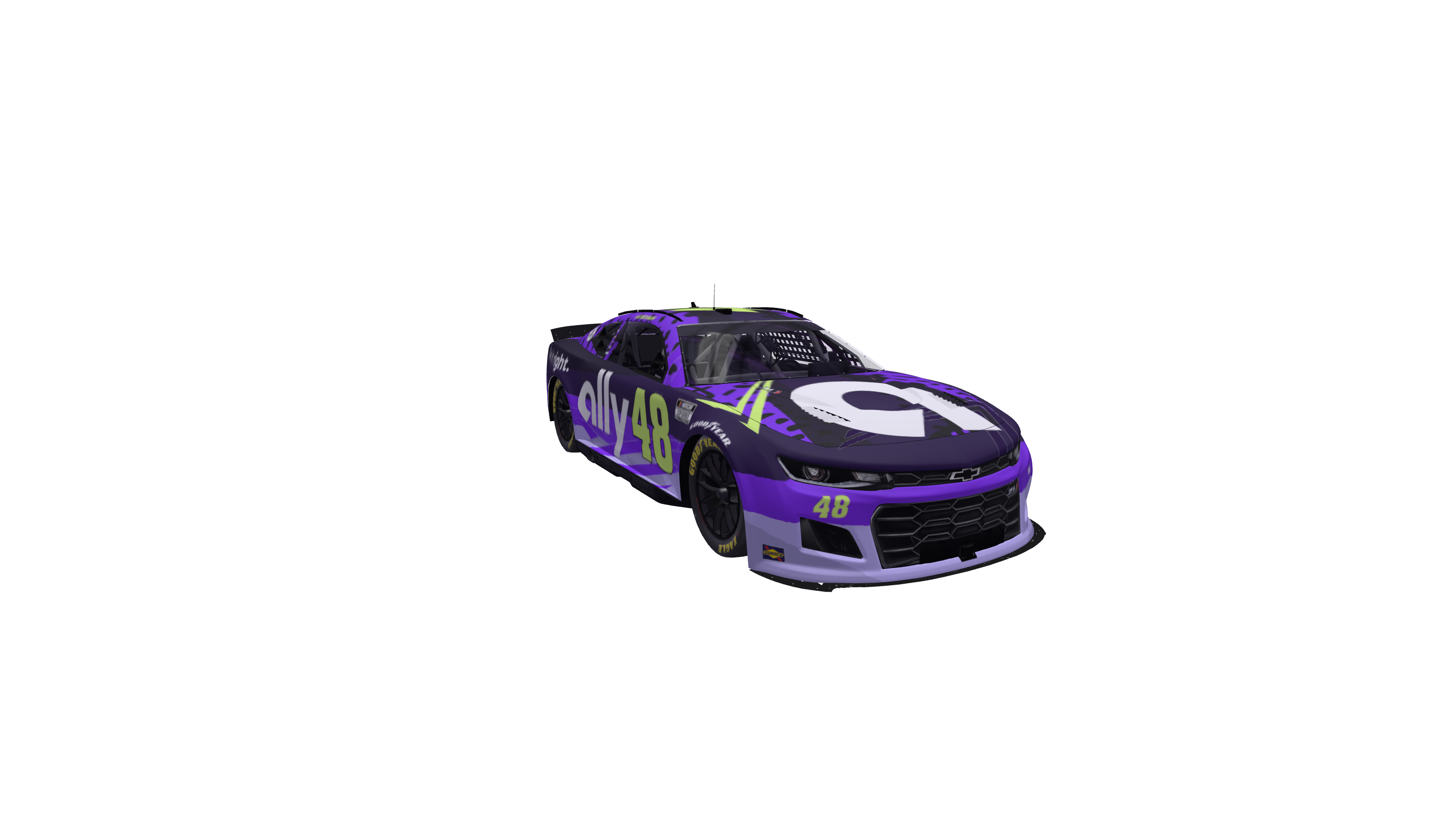 Relentless Florescent Gator car design