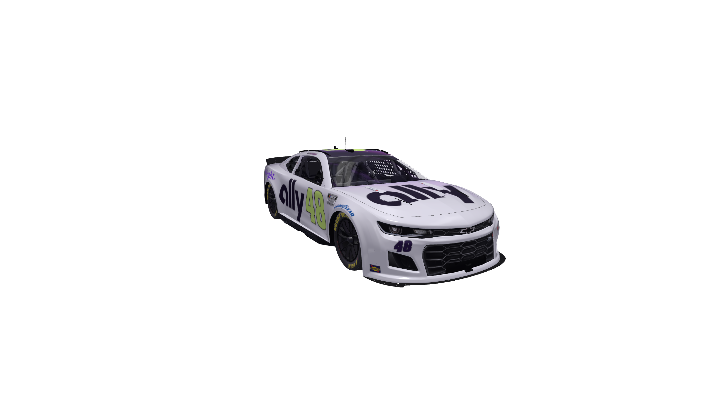 Highlighter Sprinting Thunder car design