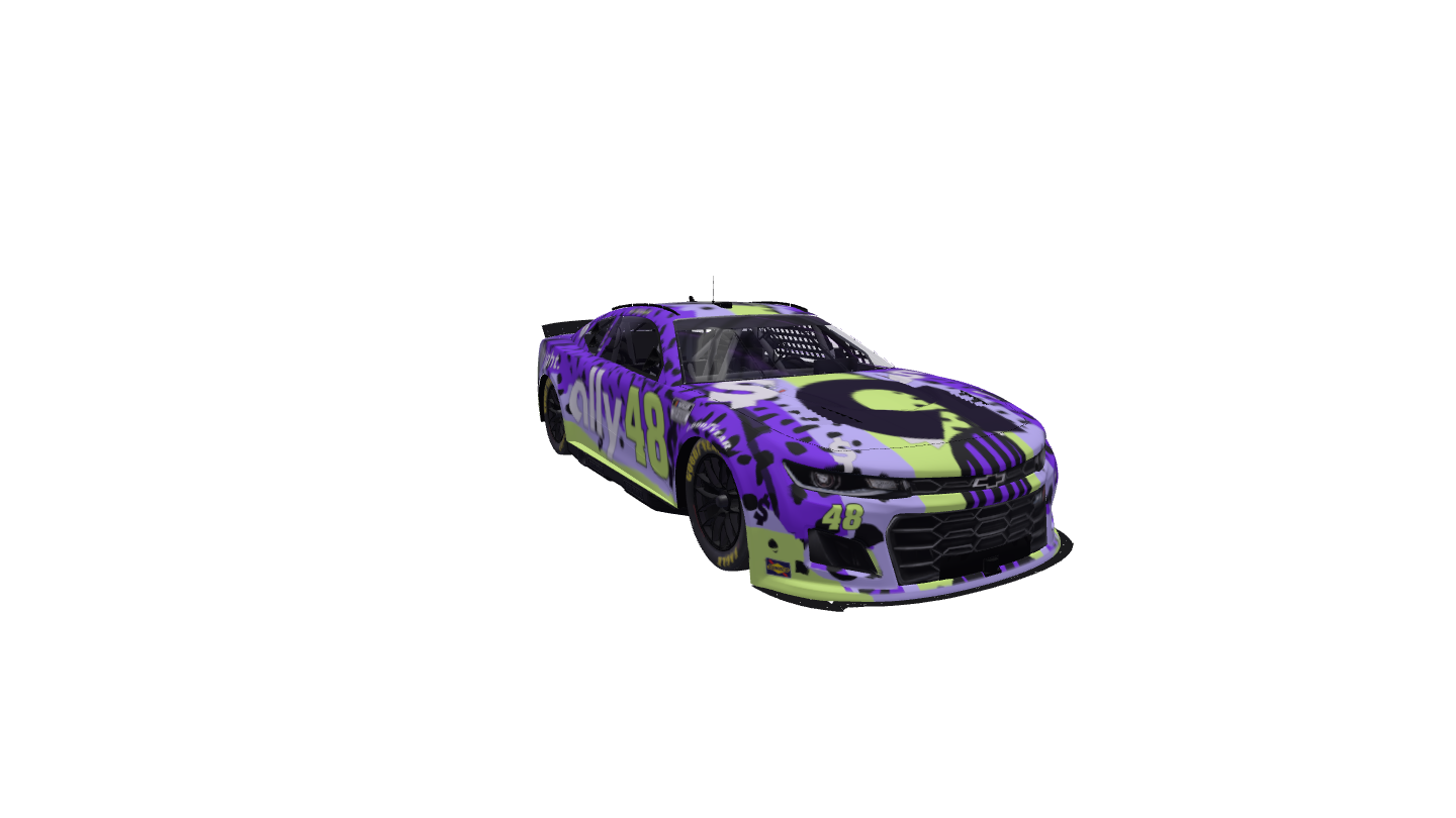 Atomic Florescent Dolphin car design