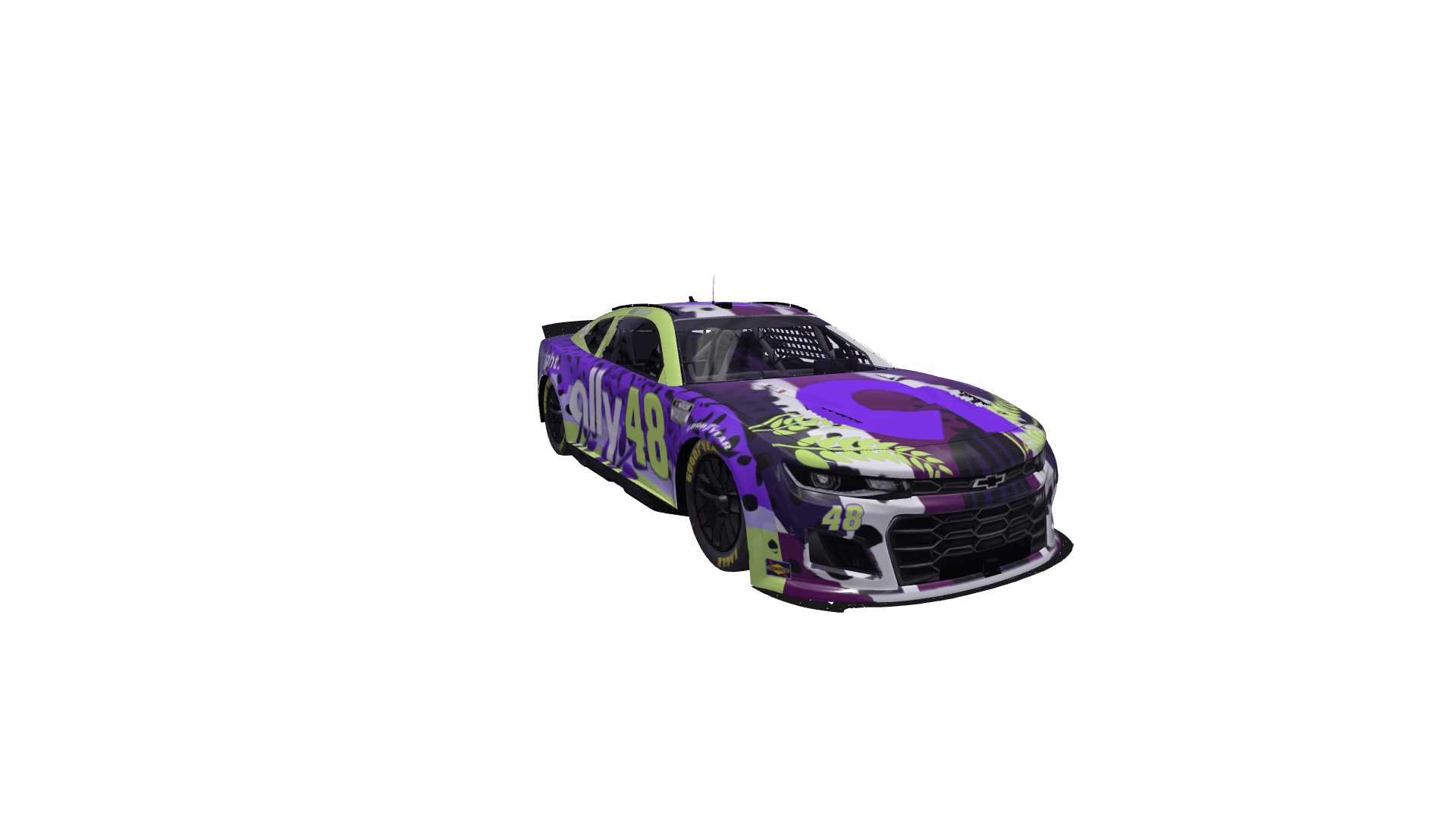 Turbo Florescent Thunder car design