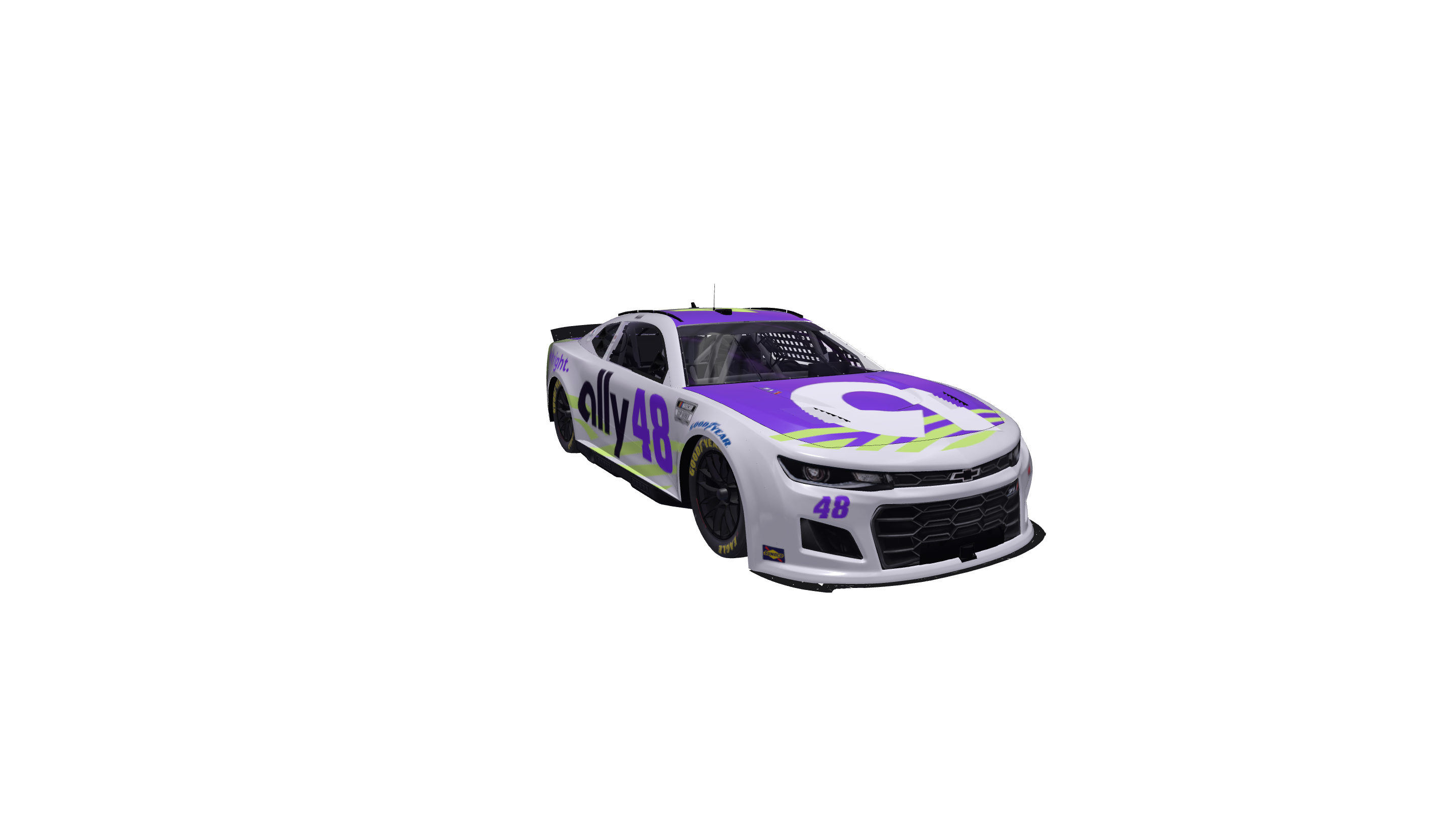 Highlighter Spicy Lightning car design